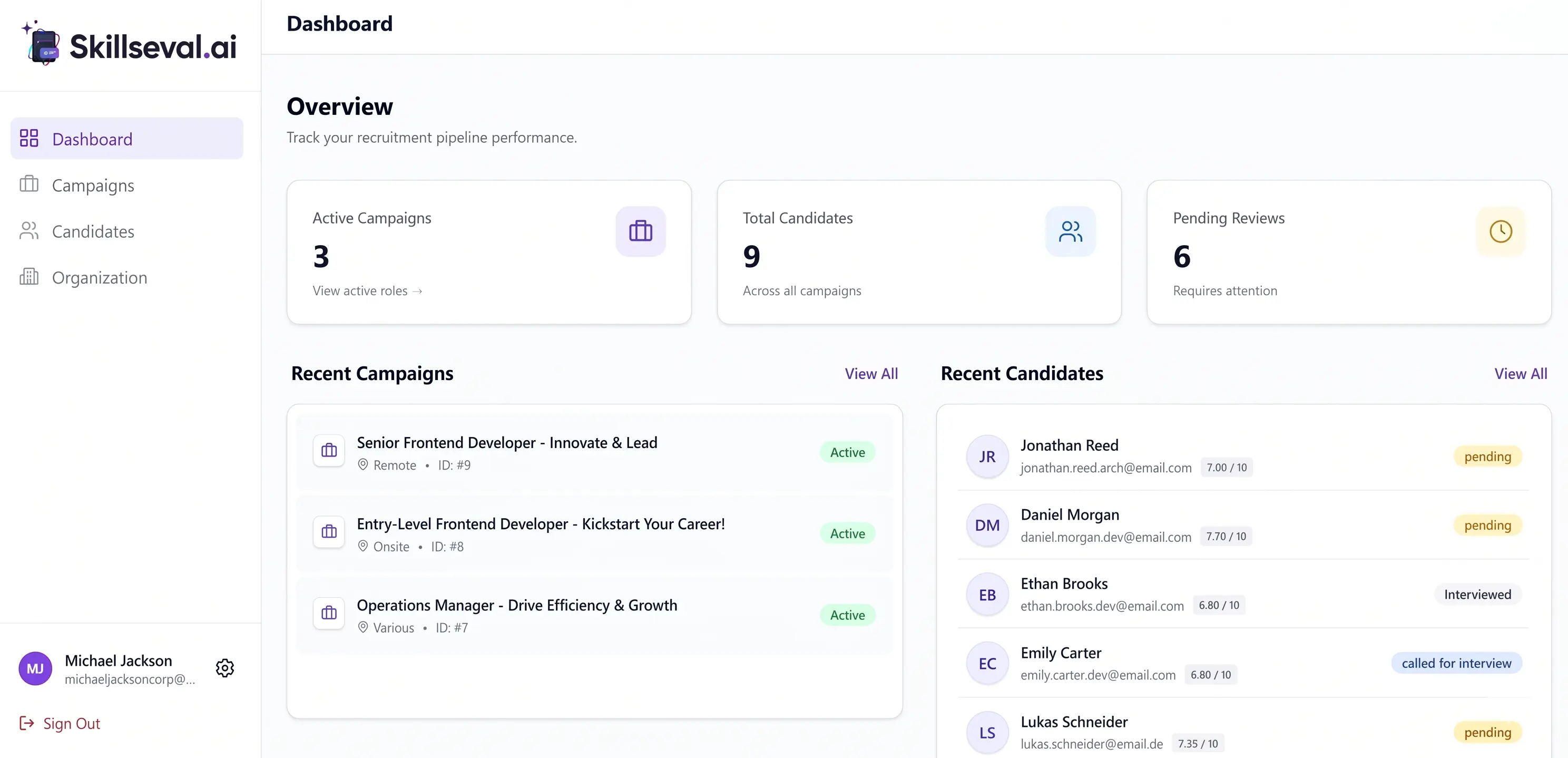 Skillseval ATS Workflow